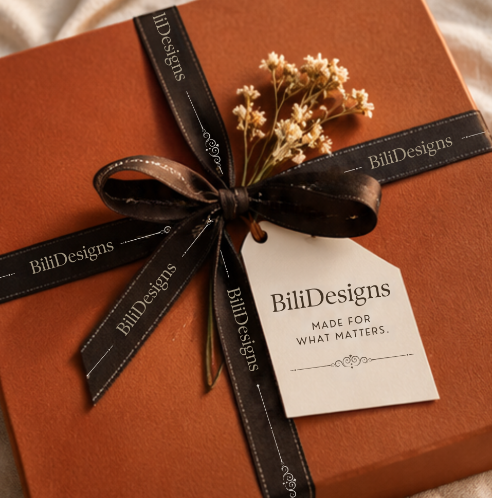 BiliDesigns gift box featuring a handcrafted wind spinner