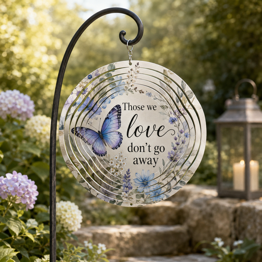 Butterfly Memorial Wind Spinner