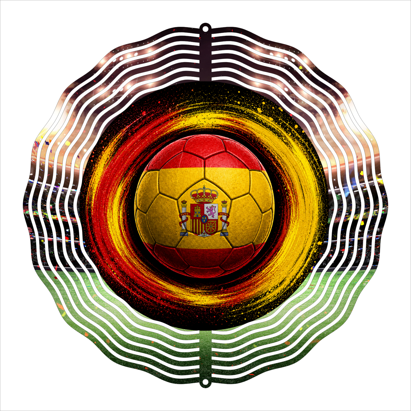 8" Soccer Fan Wind Spinner