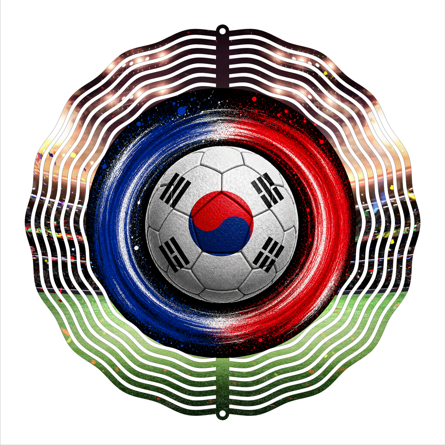 8" Soccer Fan Wind Spinner